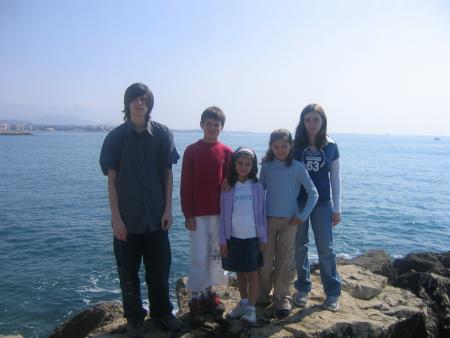 Voilà c'était à Nice avec mes cousins Estelle et Mika